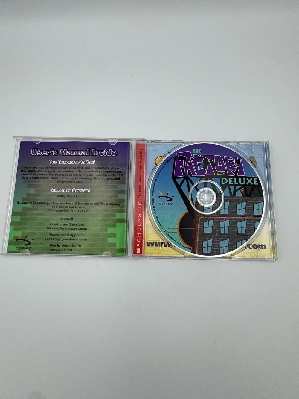 The‎ Factory Deluxe CD-ROM Scholastic Sunburst Windows Mac Complete w Manual